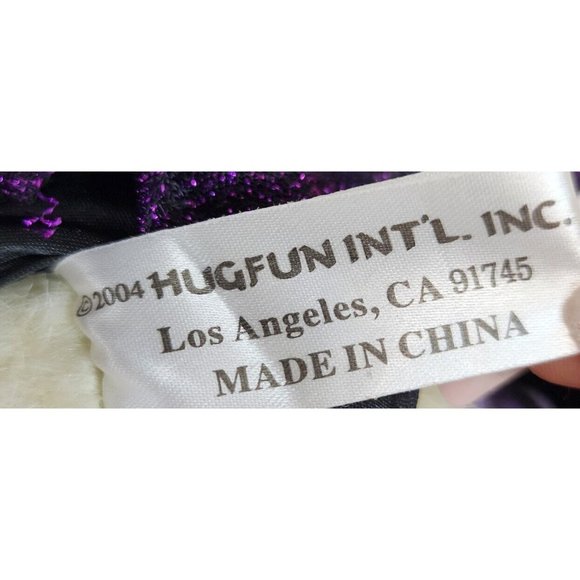 2004 Hugfun Intl Halloween Witch Trick Or Treat Teddy Bear Plush In Costume - Picture 7 of 8